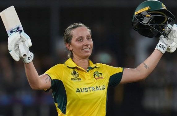 एशले गार्डनर ने रचा इतिहास, महिला वनडे विश्व कप में लगाया सबसे तेज शतक