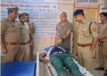25 हजार का इनामी बदमाश शहजाद उर्फ निक्की मुठभेड़ में ढेर, पुलिसकर्मी की बुलेटप्रूफ जैकेट में लगी गोली