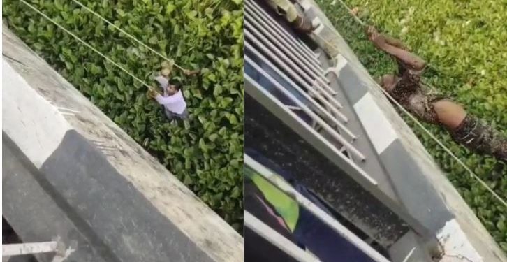 पुल से लगाई छलांग, जलकुंभी ने बचाई जान… उन्नाव में सुसाइड का ये Video कर देगा हैरान