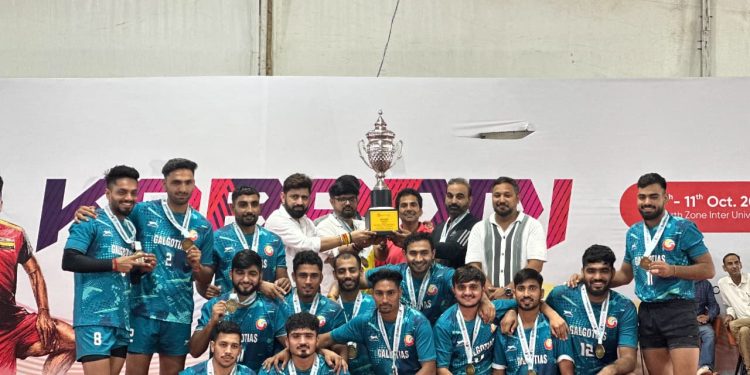 गलगोटियास यूनिवर्सिटी ने रचा इतिहास, बनी ऑल इंडिया यूनिवर्सिटी कबड्डी 2025 की विजेता
