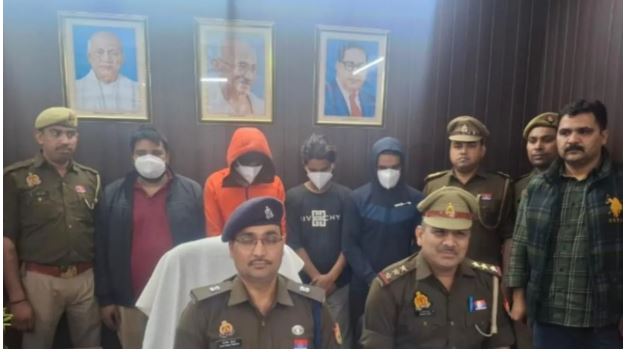 नोएडा में निर्माणाधीन साइट से सामान चोरी करने वाले गिरोह का पर्दाफाश, सरगना समेत चार गिरफ्तार
