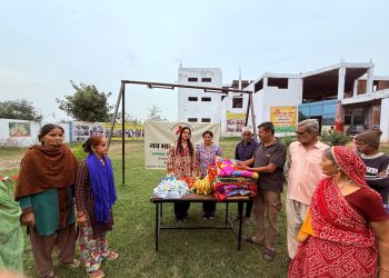 ‘नव भारत दर्पण’ संस्था का बैनर लॉन्च, अध्यक्ष के भाई की जयंती पर बुजुर्गों के बीच पहुंचकर सेवा भाव से की शुरुआत