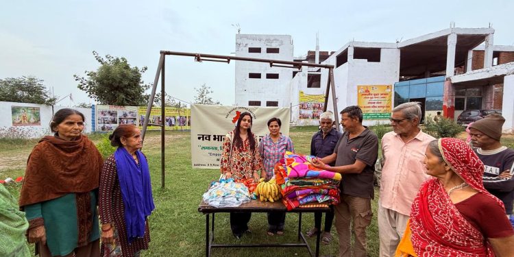 ‘नव भारत दर्पण’ संस्था का बैनर लॉन्च, अध्यक्ष के भाई की जयंती पर बुजुर्गों के बीच पहुंचकर सेवा भाव से की शुरुआत