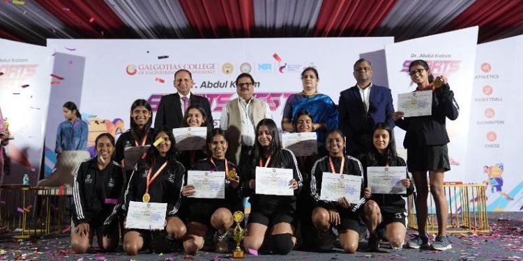 गलगोटिया कॉलेज में राज्यस्तरीय डॉ. अब्दुल कलाम स्पोर्ट्स फेस्ट हुआ का भव्य समापन, गाजियाबाद जोन बना ओवरऑल विजेता