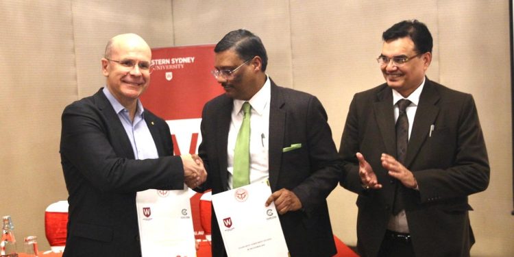 ग्रेटर नोएडा बनेगा अंतरराष्ट्रीय शिक्षा का नया केंद्र वेस्टर्न सिडनी यूनिवर्सिटी और ग्रेनो प्राधिकरण में पार्टनरशिप पर मुहर, 40,000 वर्ग फुट में खुलेगा पहला विदेशी कैंपस