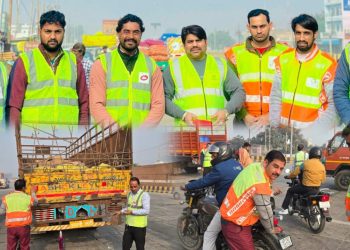 कोहरे में सुरक्षित सफर की पहल: एनएच-34 लुहारली टोल पर चला विशेष सड़क सुरक्षा अभियान