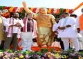 सीएम धामी का आंध्र प्रदेश मदनपल्ली दौरा, अटल जी की प्रतिमा का किया अनावरण