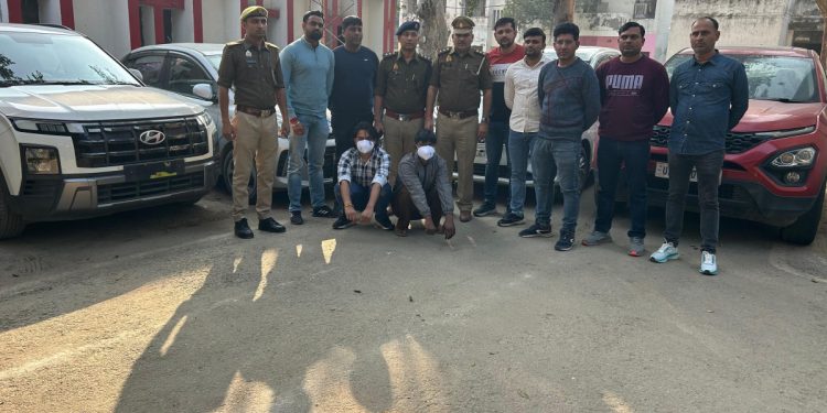 NCR से गाड़ियां चुराने वाले गिरोह का पर्दाफाश, मुठभेड़ में सरगना समेत तीन गिरफ्तार